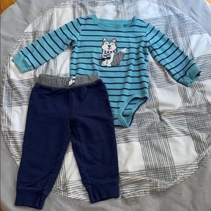 12 month Carter’s matching baby set